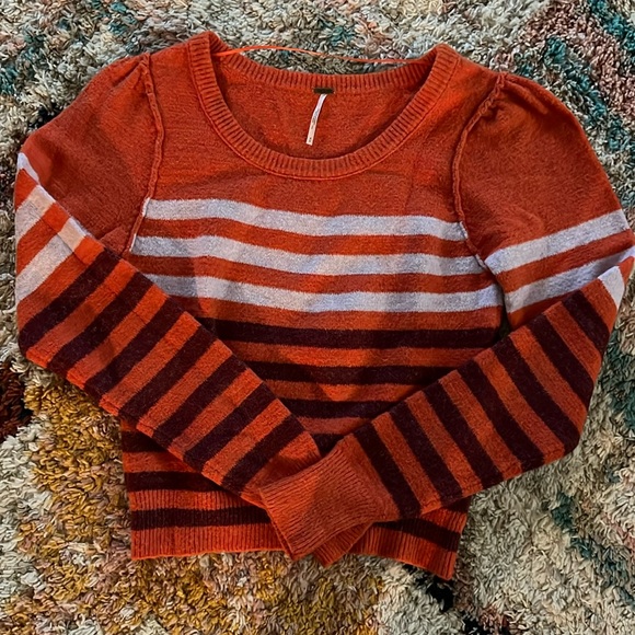 Free People Striped Sweater - Picture 1 of 3